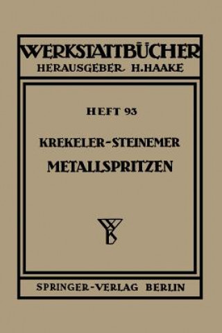 Knjiga Metallspritzen, 1 K. Krekeler