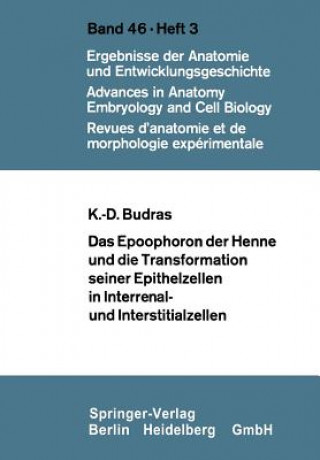 Kniha Epoophoron Der Henne Und Die Transformation Seiner Epithelzellen in Interrenal- Und Interstitialzellen Klaus-Dieter Budras