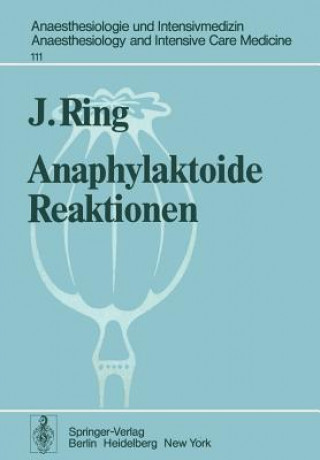 Knjiga Anaphylaktoide Reaktionen J. Ring