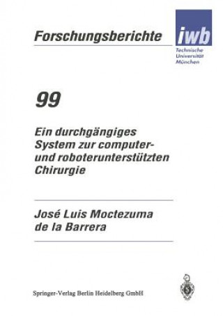 Könyv Ein durchgängiges System zur computer- und roboterunterstützten Chirurgie, 1 Jose Luis Moctezuma de la Barrera