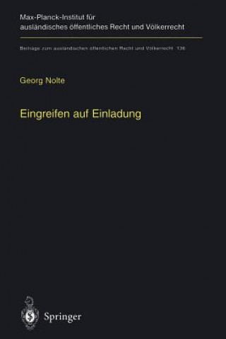 Könyv Eingreifen Auf Einladung Georg Nolte