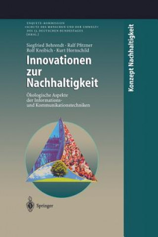 Könyv Innovationen Zur Nachhaltigkeit Siegfried Behrendt