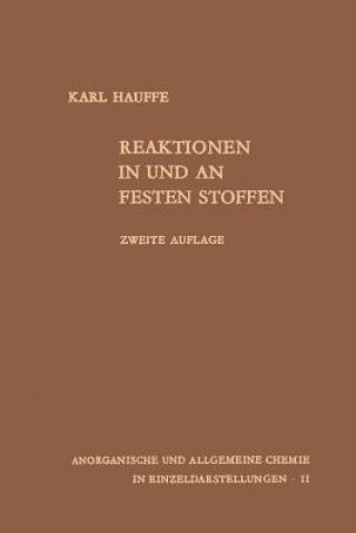 Carte Reaktionen in Und an Festen Stoffen Karl Hauffe