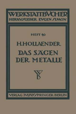 Carte Das S gen Der Metalle H. Hollaender