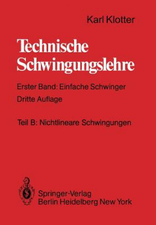 Könyv Teil B: Nichtlineare Schwingungen, 1 Günter Benz