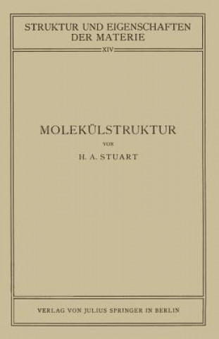 Kniha Molekulstruktur NA Stuart