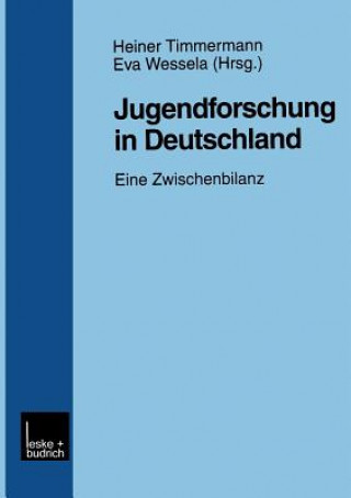 Kniha Jugendforschung in Deutschland Heiner Timmermann