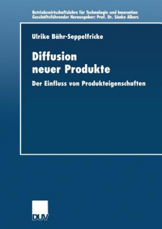 Könyv Diffusion Neuer Produkte Ulrike Bähr - Seppelfricke