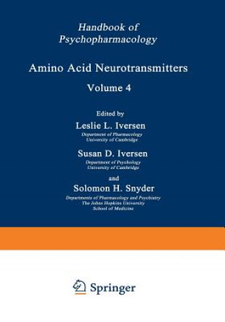 Buch Amino Acid Neurotransmitters Leslie Iversen