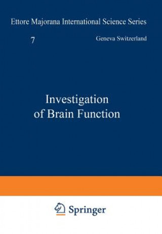 Livre Investigation of Brain Function A. W. Wilkinson