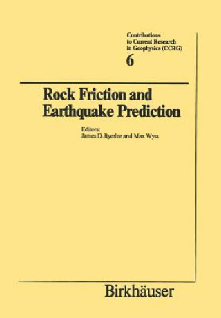 Książka Rock Friction and Earthquake Prediction YSS