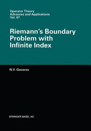 Könyv Riemann's Boundary Problem with Infinite Index Nikolaj V. Govorov