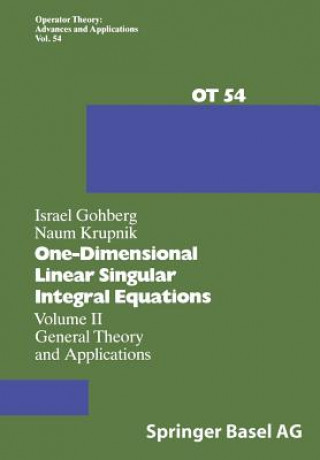 Boek One-Dimensional Linear Singular Integral Equations I. Gohberg