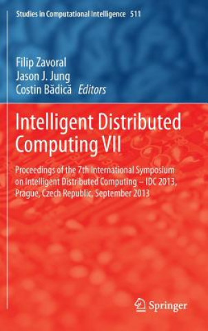 Könyv Intelligent Distributed Computing VII Filip Zavoral