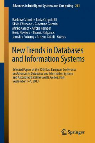 Kniha New Trends in Databases and Information Systems Barbara Catania