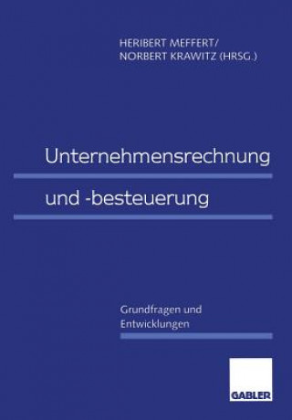 Buch Unternehmensrechnung Und -Besteuerung Heribert Meffert