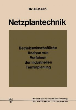 Книга Netzplantechnik Nikolaus Kern