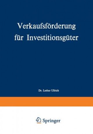 Carte Verkaufsfoerderung Fur Investitionsguter Lothar Ullrich