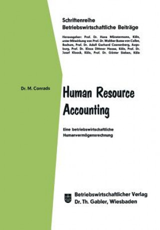 Knjiga Human Resource Accounting Michael Conrads