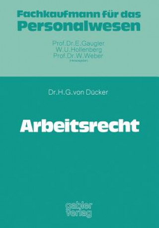 Βιβλίο Arbeitsrecht Hans-Gerd von Dücker