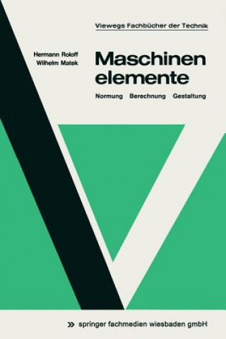 Knjiga Maschinenelemente Hermann Roloff