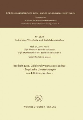 Könyv Besch ftigung, Geld Und Preisniveaustabilit t Artur Woll