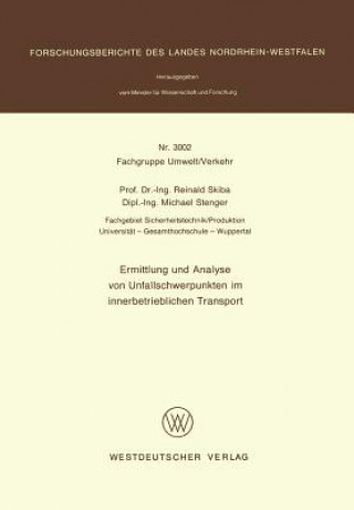 Könyv Ermittlung Und Analyse Von Unfallschwerpunkten Im Innerbetrieblichen Transport Reinald Skiba