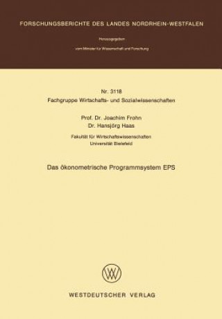 Book Akonometrische Programmsystem EPS Joachim Frohn