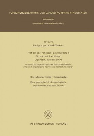 Knjiga Die Mechernicher Triasbucht Karl-Heinrich Heitfeld