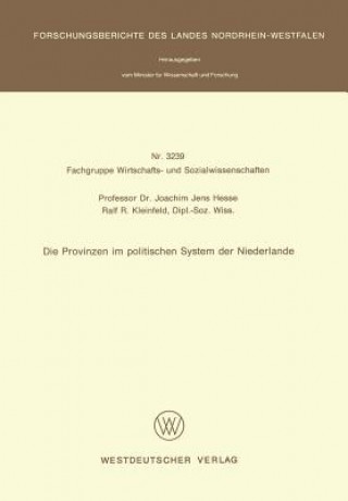 Książka Die Provinzen Im Politischen System Der Niederlande Joachim Jens Hesse