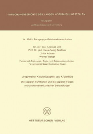 Kniha Ungewollte Kinderlosigkeit ALS Krankheit Andreas Voss