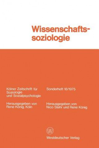 Kniha Wissenschaftssoziologie René König