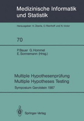 Book Multiple Hypothesenprufung / Multiple Hypotheses Testing P. Bauer