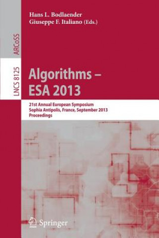 Kniha Algorithms - ESA 2013 Hans L. Bodlaender
