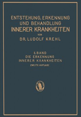 Kniha Die Erkennung Innerer Krankheiten Ludolf Krehl