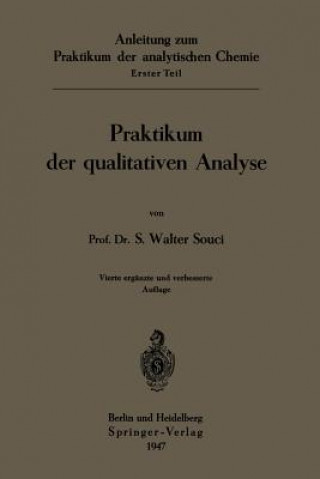 Книга Praktikum Der Qualitativen Analyse Walter Souci