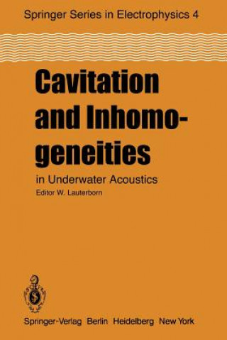 Könyv Cavitation and Inhomogeneities in Underwater Acoustics W. Lauterborn