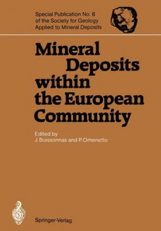 Könyv Mineral Deposits within the European Community Jean Boissonnas