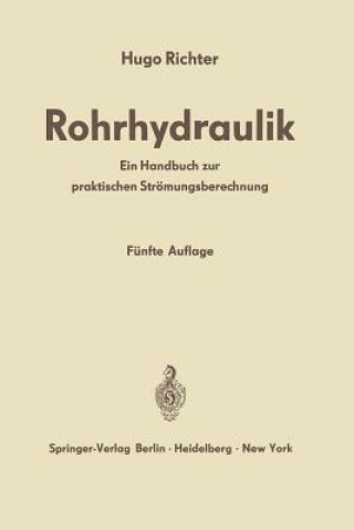 Kniha Rohrhydraulik Hugo Richter