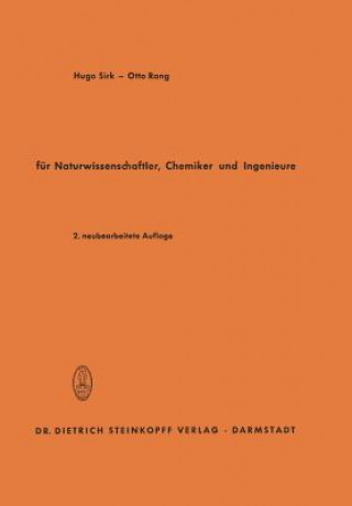 Knjiga Einfuhrung in Die Vektorrechnung Hugo Sirk