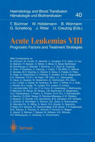 Könyv Acute Leukemias VIII T. Büchner