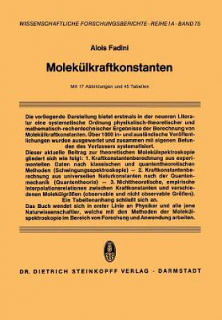 Boek Molek lkraftkonstanten Alois Fadini