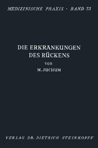 Könyv Die Erkrankungen Des Ruckens Martin Juchum