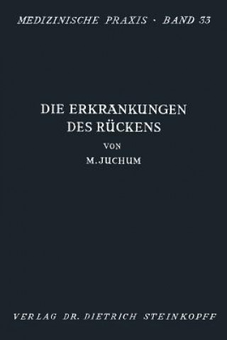 Book Die Erkrankungen Des Ruckens Martin Juchum