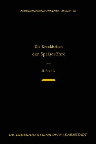 Kniha Die Krankheiten Der Speiser hre Hugo Starck