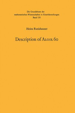 Buch Handbook for Automatic Computation Heinz Rutishauser