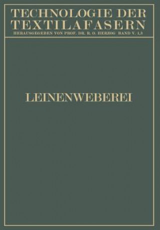 Kniha Leinenweberei F. Bühring