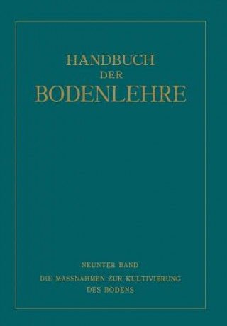 Knjiga Die Massnahmen &#438;ur Kultivierung Des Bodens NA Fischer