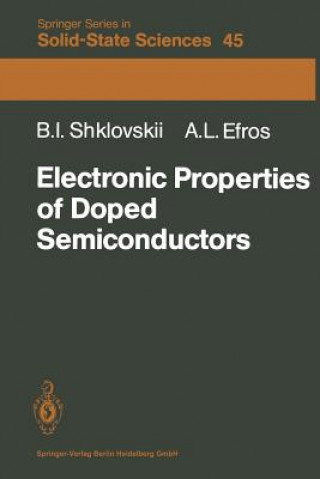 Kniha Electronic Properties of Doped Semiconductors B.I. Shklovskii