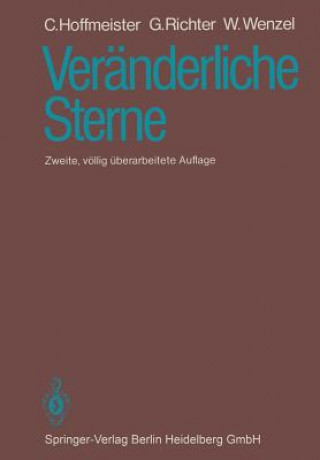 Knjiga Ver nderliche Sterne C. Hoffmeister